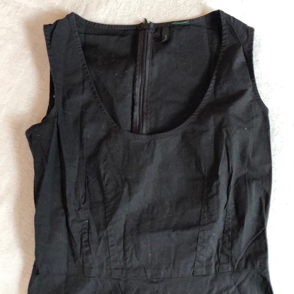 Benetton black poplin dress - Picture 2 of 3
